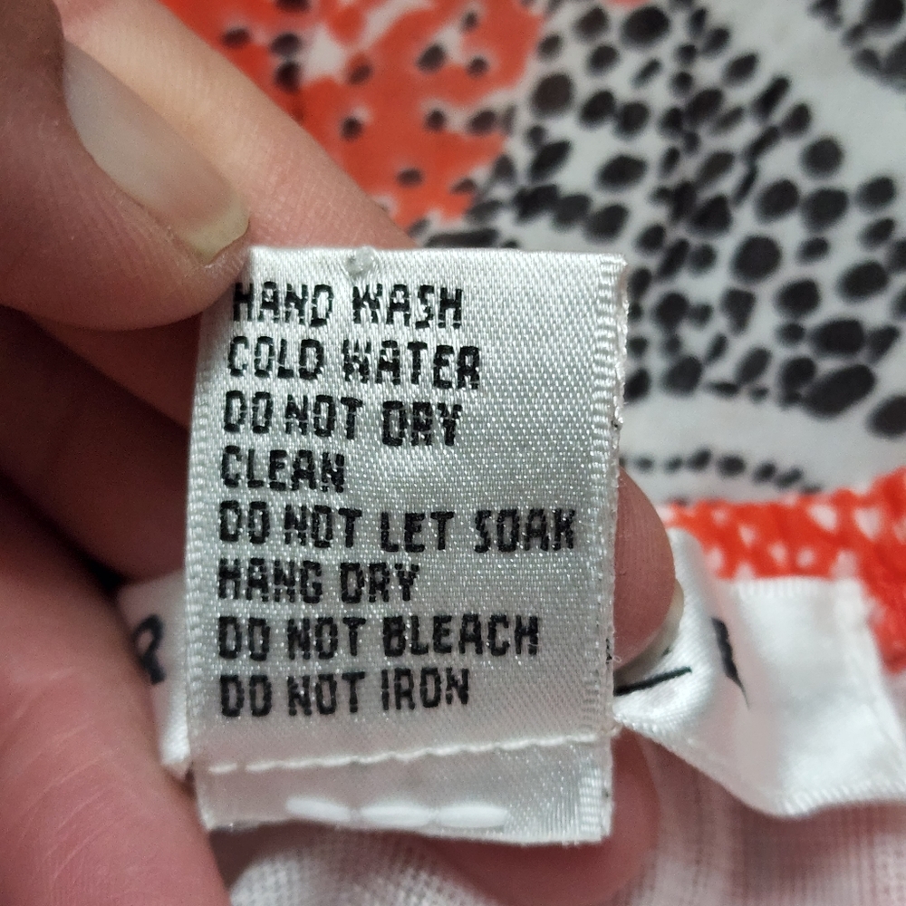 Rafael Hibiscus Floral Batik Broomstick Skirt Siz… - image 6